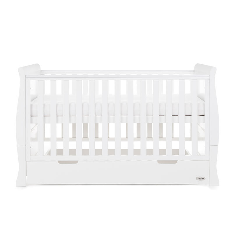 Obaby Stamford Classic Sleigh 7 Piece Room Set, White