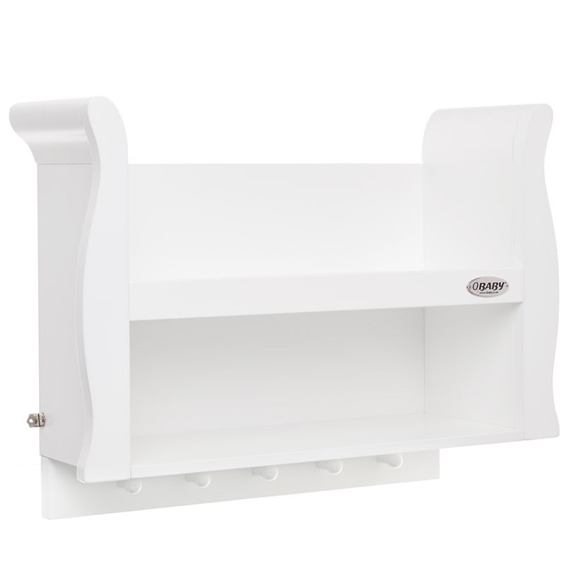 Obaby Stamford Luxe Sleigh 7 Piece Room Set, White