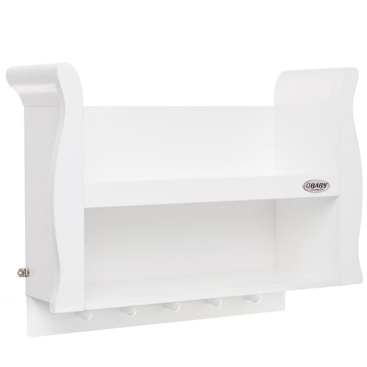 Obaby Stamford Luxe Sleigh 7 Piece Room Set, White