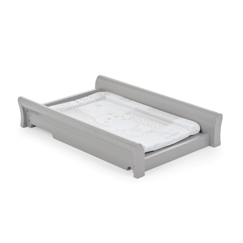 Obaby Stamford Cot Top Changer, Warm Grey
