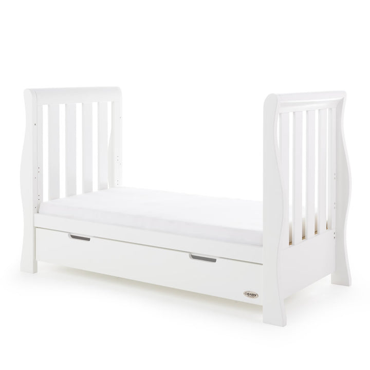 Obaby Stamford Luxe Sleigh 3 Piece Room Set, White