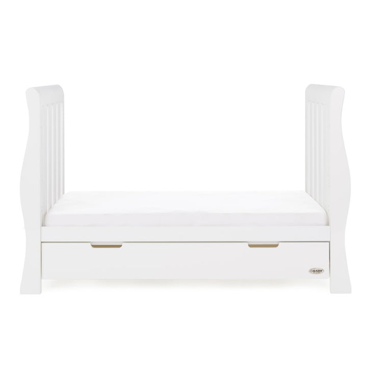 Obaby Stamford Luxe Sleigh 3 Piece Room Set, White