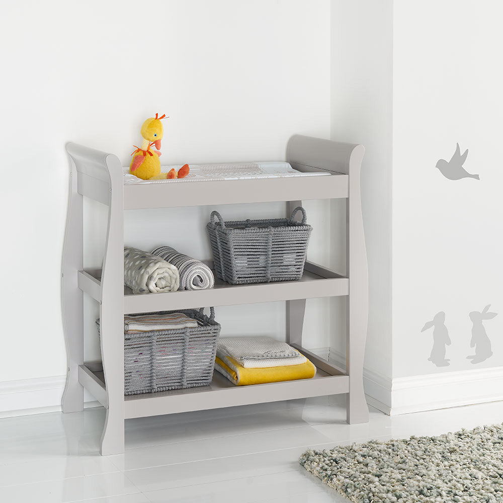 Obaby Stamford Open Changing Unit, Warm Grey