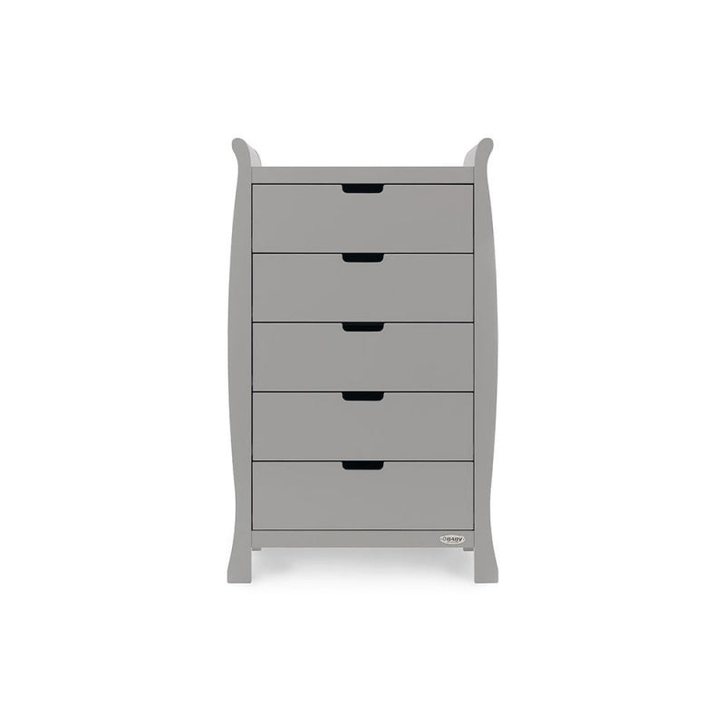 Obaby Stamford Tall Chest of Drawers, Warm Grey