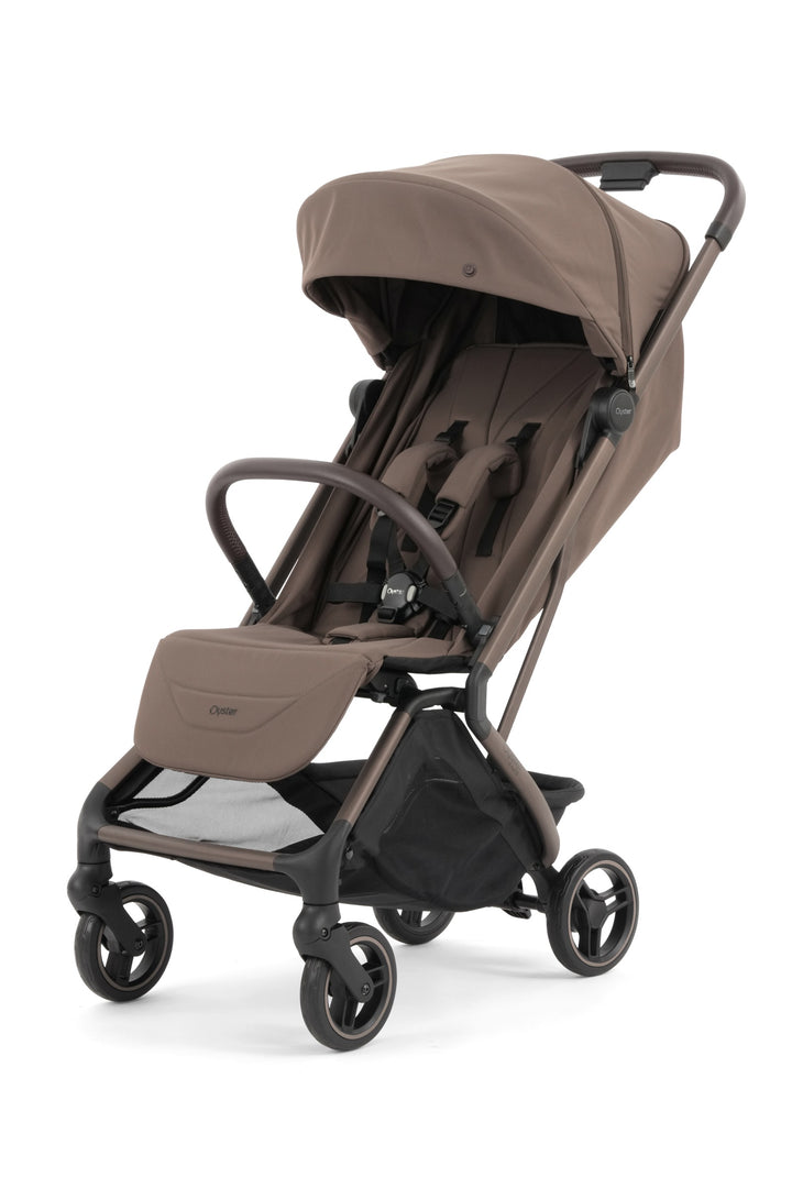 BabyStyle Oyster F-Lite Chocolate pushchair with regular wheels