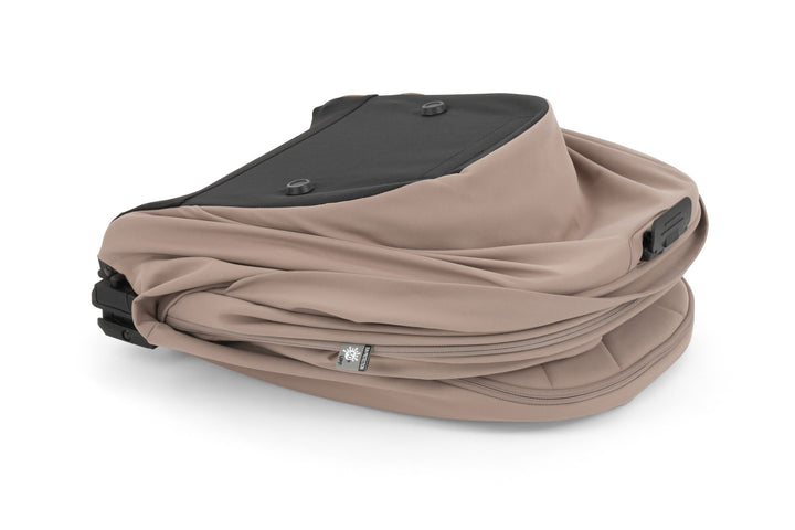 BabyStyle Oyster F-Lite Taupe folded carrycot