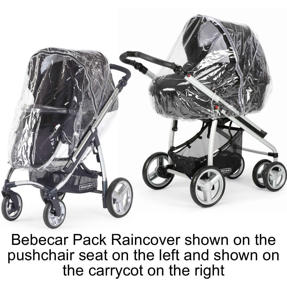 Bebecar Ip-Op Classic XL Duo 2 in 1 Pram + Raincover, FREE Changing Bag, Baby Blue