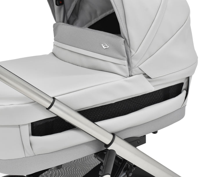 Bebecar Face Combi + Lie Flat Car Seat Travel System + Raincover, FREE Changing Bag, Mist