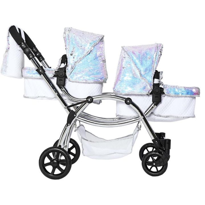 Roma Polly Twin Dolls Pram, Mermaid - 3-16 years