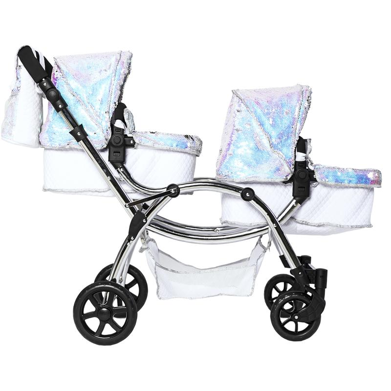 Roma Polly Twin Dolls Pram, Mermaid - 3-16 years