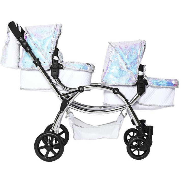 Roma Polly Twin Dolls Pram, Mermaid - 3-16 years