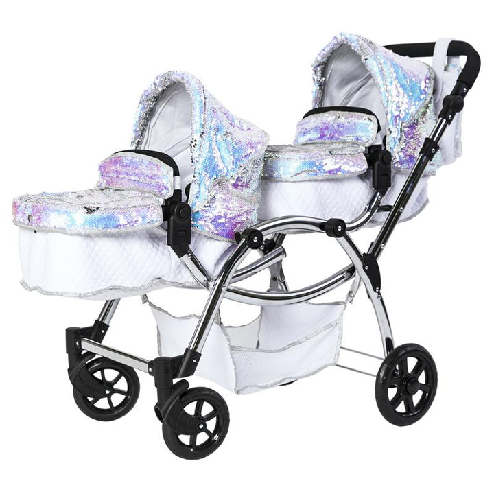 Roma Polly Twin Dolls Pram, Mermaid - 3-16 years