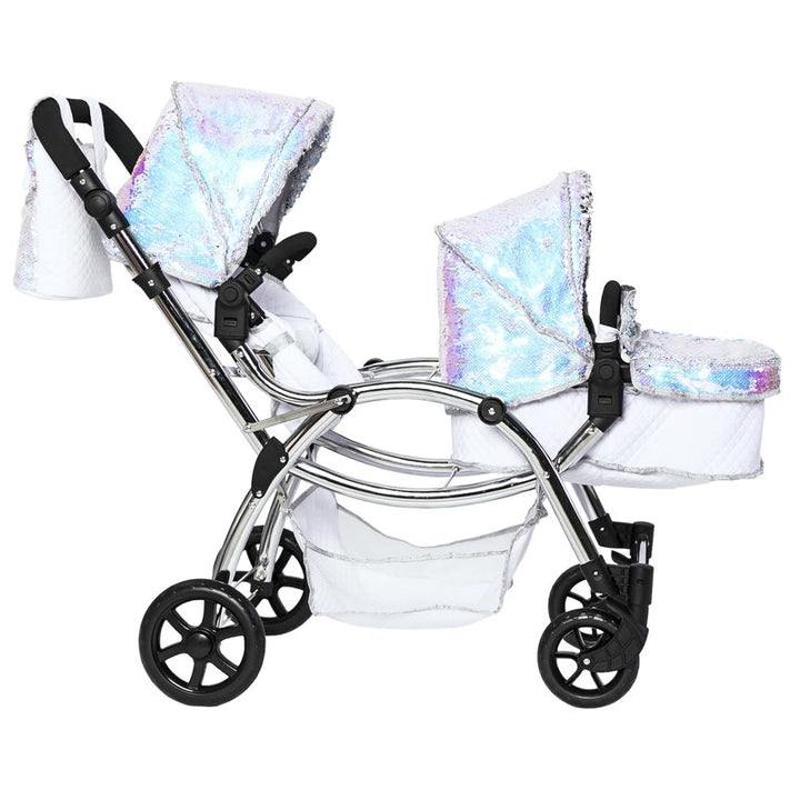 Roma Polly Twin Dolls Pram, Mermaid - 3-16 years
