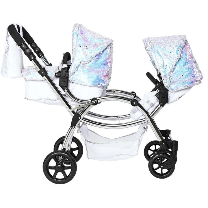 Roma Polly Twin Dolls Pram, Mermaid - 3-16 years