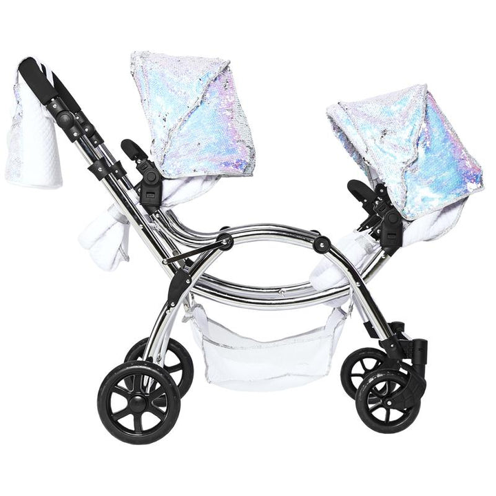 Roma Polly Twin Dolls Pram, Mermaid - 3-16 years