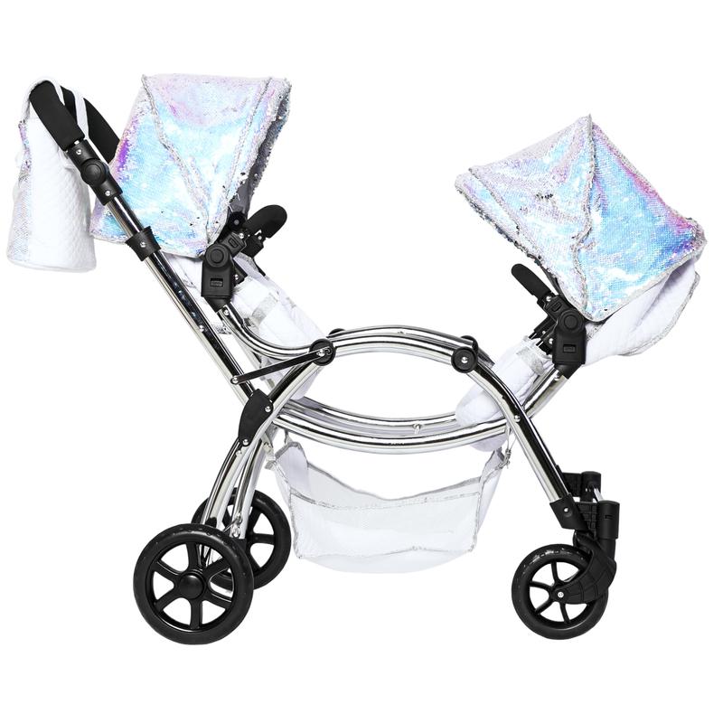 Roma Polly Twin Dolls Pram, Mermaid - 3-16 years