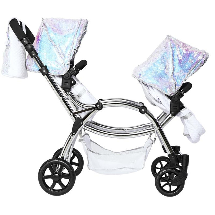 Roma Polly Twin Dolls Pram, Mermaid - 3-16 years