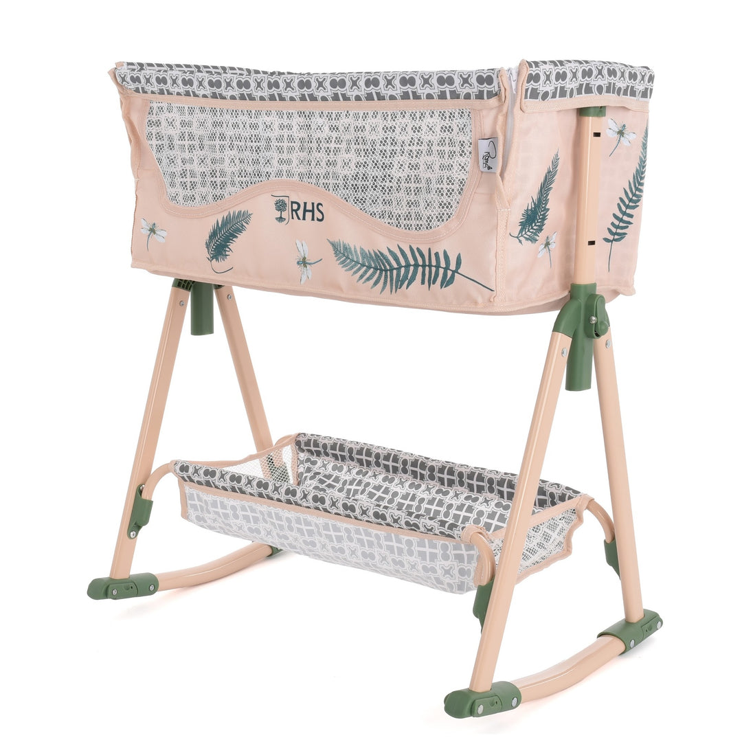 Roma RHS Bedside Crib Fern