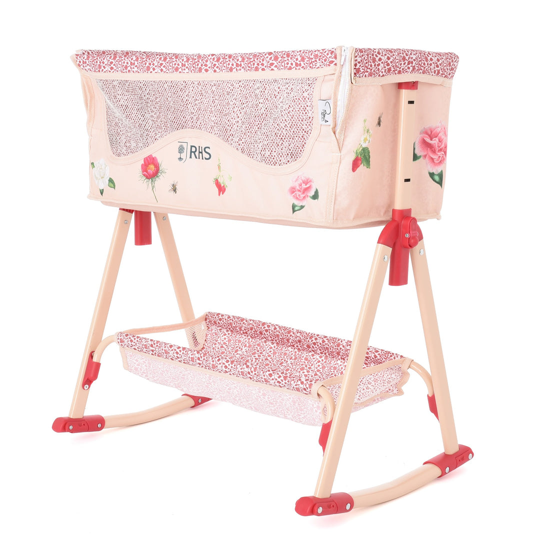 Roma RHS Bedside Crib Flora
