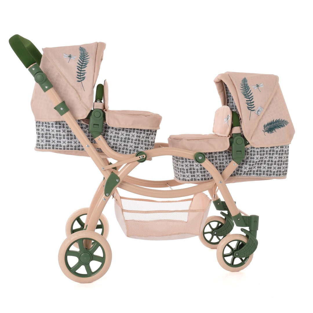 Roma RHS Twin Dolls Pram Fern