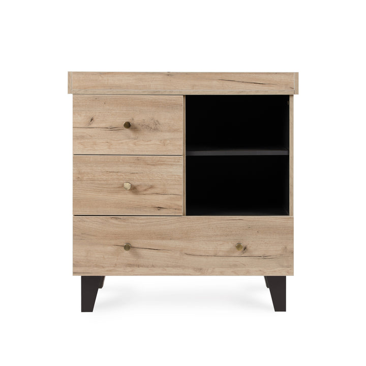 Tutti Bambini Como Chest Changer Distressed Oak and Slate Grey
