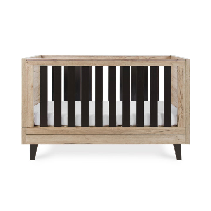 Tutti Bambini Como Cot Bed Distressed Oak and Slate Grey