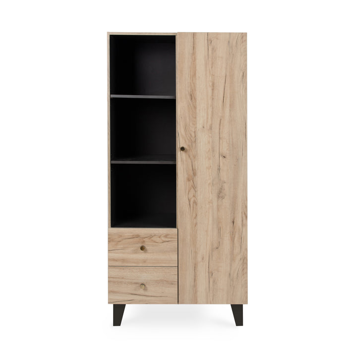 Tutti Bambini Como Wardrobe Distressed Oak and Slate Grey