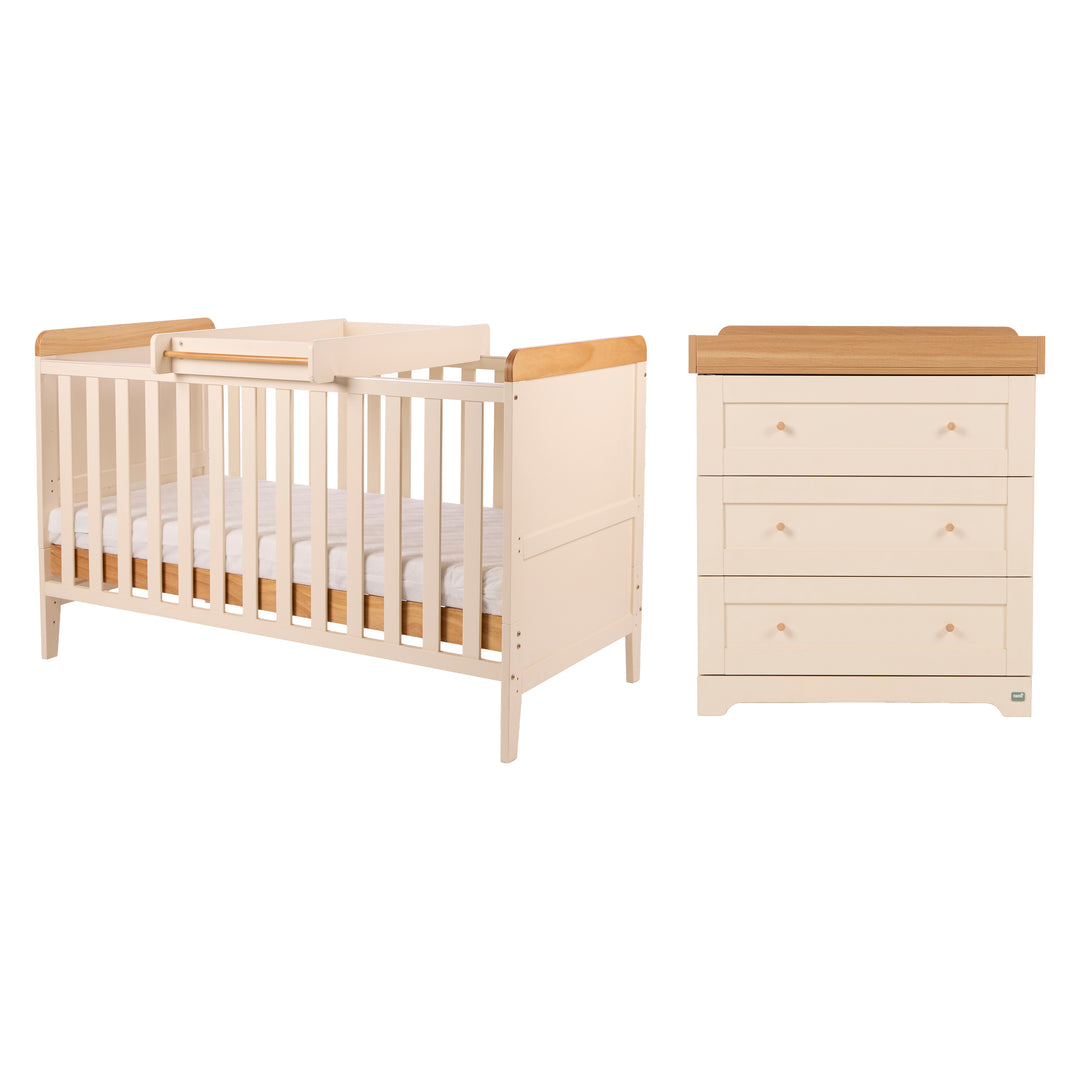 Tutti Bambini Rio 2 Piece Room Set Cashmere and Honey Oak