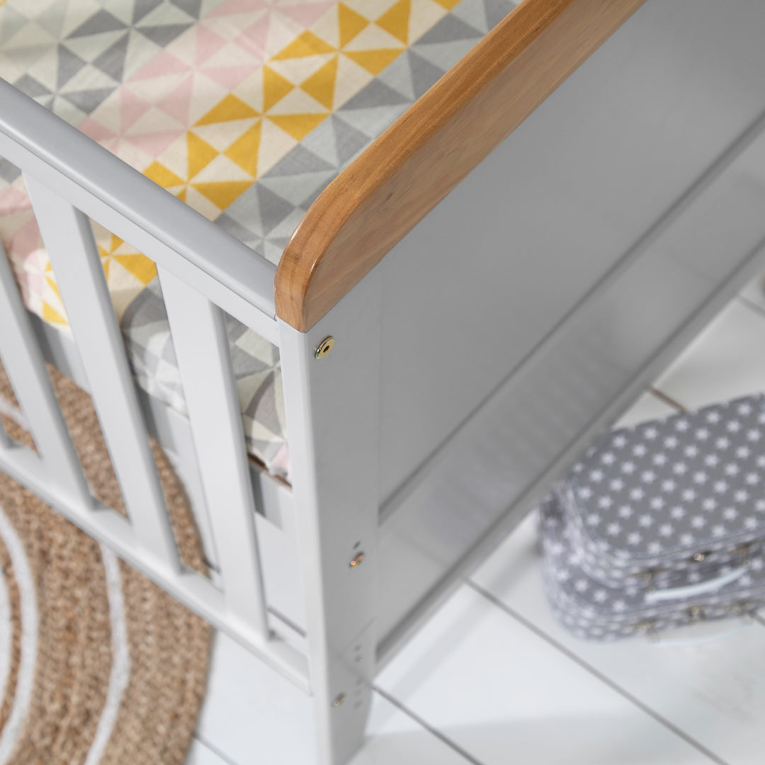 Tutti Bambini Rio Cot Bed Dove Grey and Oak alternate view