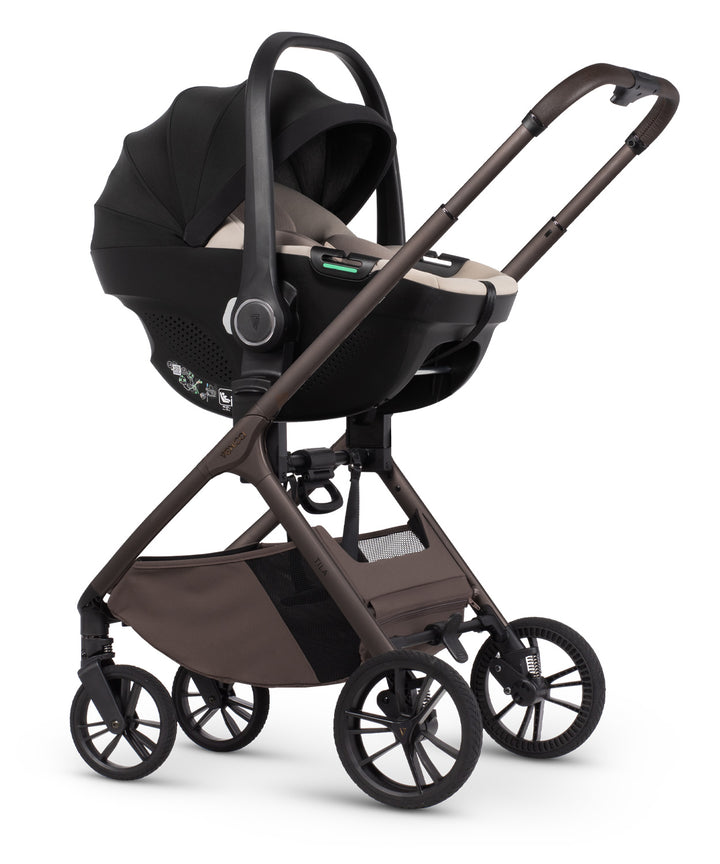 Venicci Tila Noce with Tiago Beige car seat