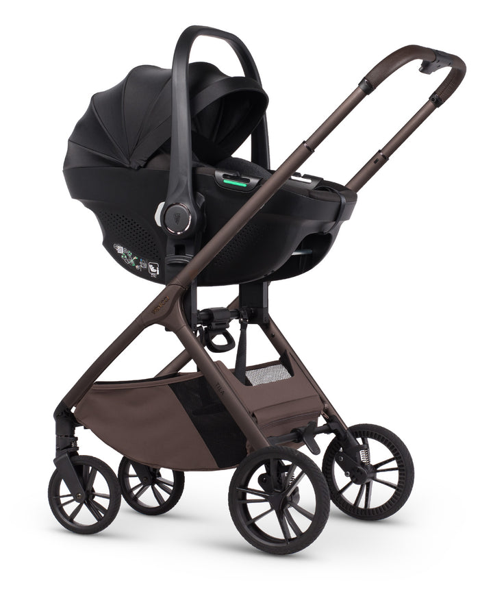 Venicci Tila Noce with Tiago Black car seat