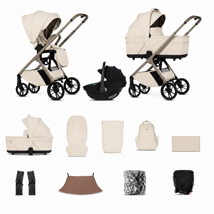 Venicci Tila - 3 in 1 Travel System Bundle, Sabbia complete bundle