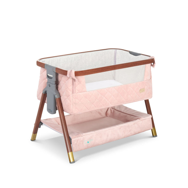 Tutti Bambini CoZee Luxe Mini Me Crib Walnut & Blush 1