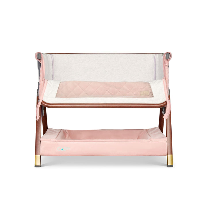Tutti Bambini CoZee Luxe Mini Me Crib Walnut & Blush 3