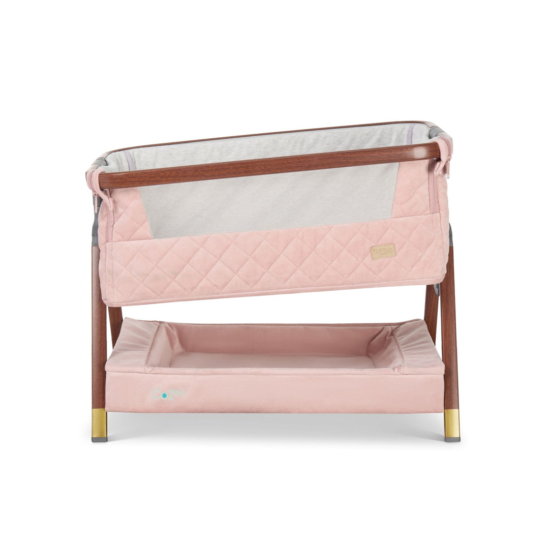 Tutti Bambini CoZee Luxe Mini Me Crib Walnut & Blush 4