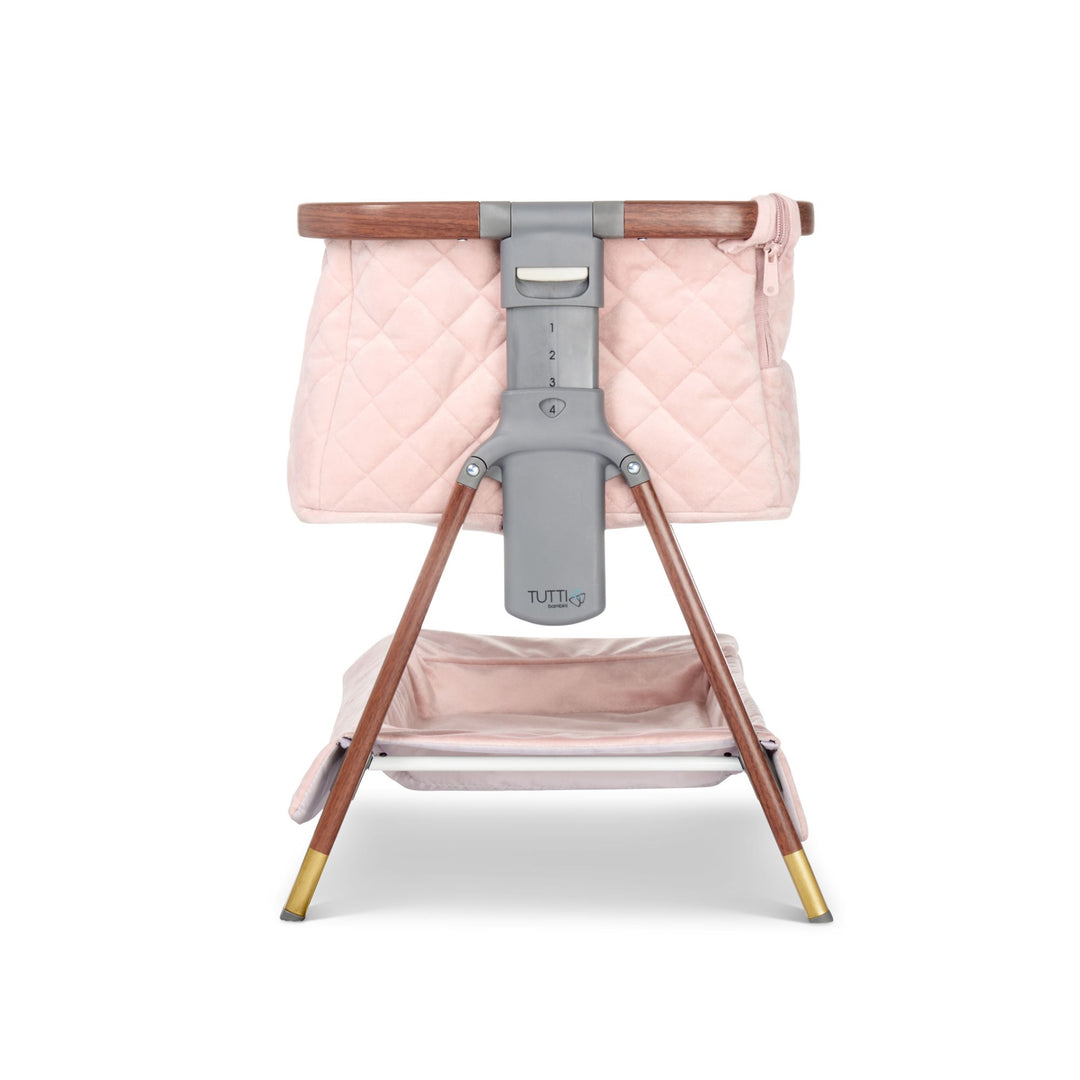 Tutti Bambini CoZee Luxe Mini Me Crib Walnut & Blush 5