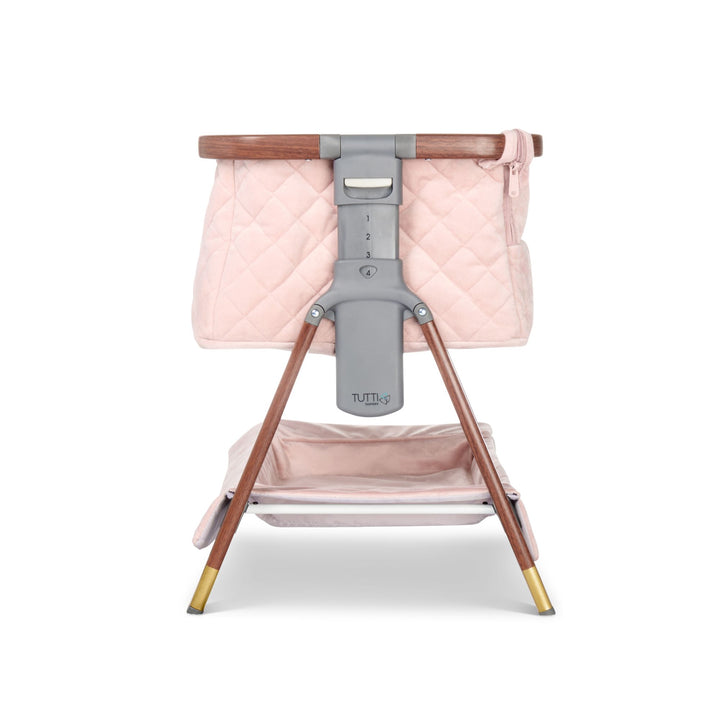 Tutti Bambini CoZee Luxe Mini Me Crib Walnut & Blush 5