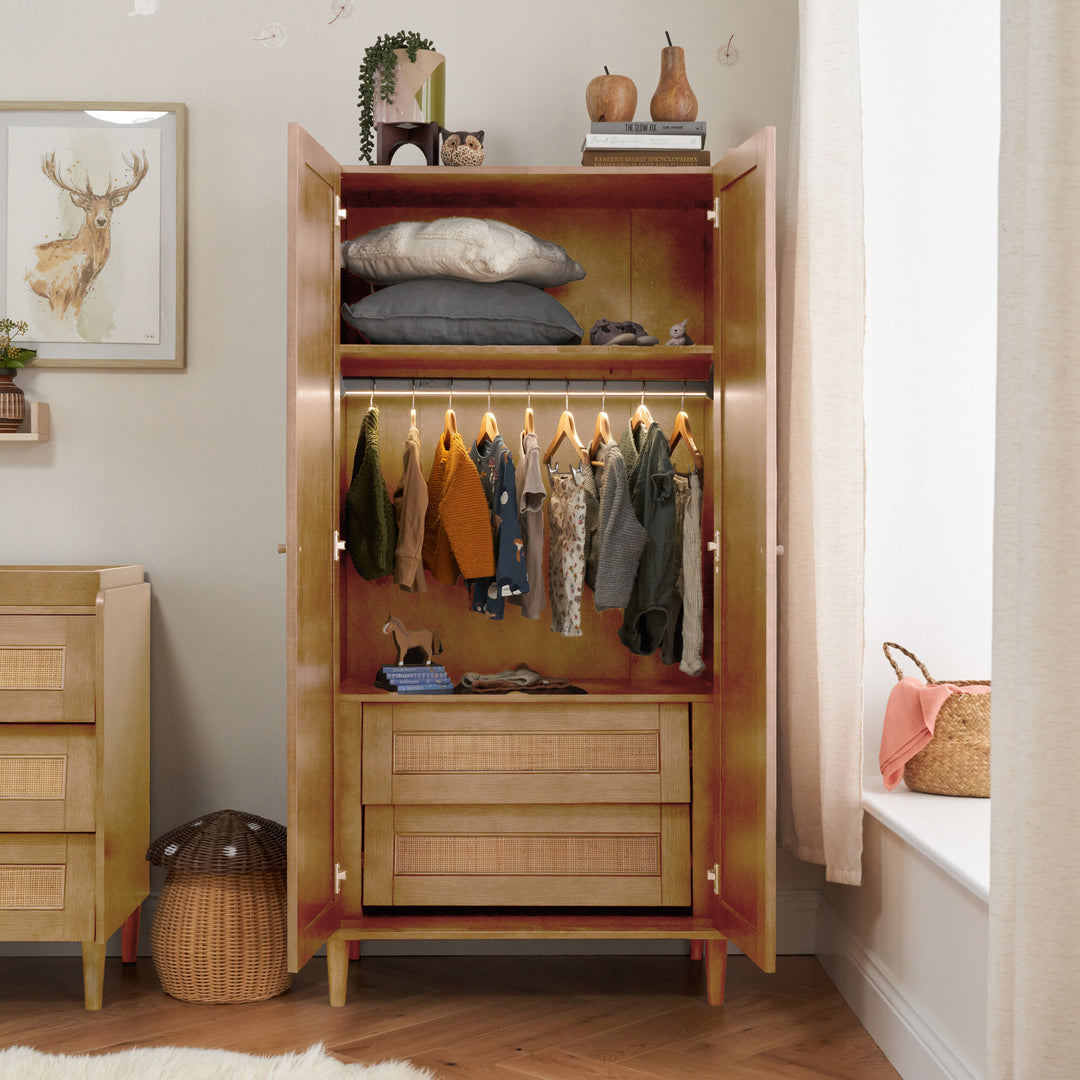 Tutti Bambini Japandi Wardrobe Light Oak