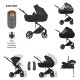 Anex Eli 3 in 1 Aton B2 + Base Travel System + Free Accessories, Midnight