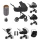 Anex Eli 3 in 1 Cloud G Travel System + Free Accessories, Midnight