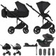 Anex Eli 3 in 1 Aton B2 + Base Travel System, Midnight