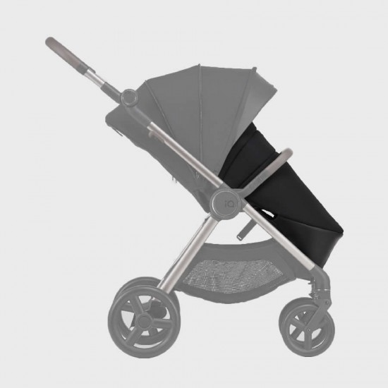 Anex IQ Premium 2 in 1 Pram Plus Lightweight Buggy, Smokey Black