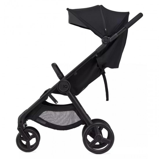 Anex IQ Basic 2 in 1 Pram Plus Lightweight Buggy + Free Accessories, Nyx Black