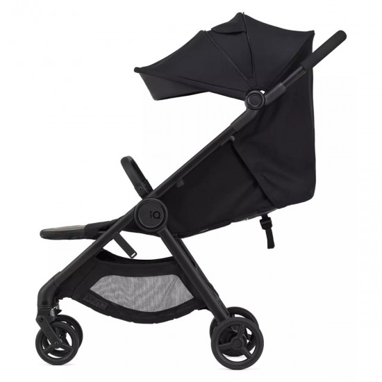 Anex IQ Basic 2 in 1 Pram Plus Lightweight Buggy + Free Accessories, Nyx Black