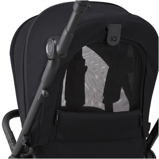 Anex IQ Basic 2 in 1 Pram Plus Lightweight Buggy, Nyx Black