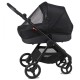 Anex IQ Basic 2 in 1 Pram Plus Lightweight Buggy + Free Accessories, Nyx Black