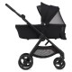 Anex IQ Basic 2 in 1 Pram Plus Lightweight Buggy + Free Accessories, Nyx Black