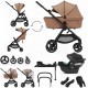 Anex IQ Basic 3 in 1 Aton B2 + Base Travel System, Sienna