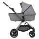 Anex IQ Premium 2 in 1 Pram Plus Lightweight Buggy, Pure Grey