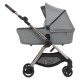 Anex IQ Premium 2 in 1 Pram Plus Lightweight Buggy, Pure Grey